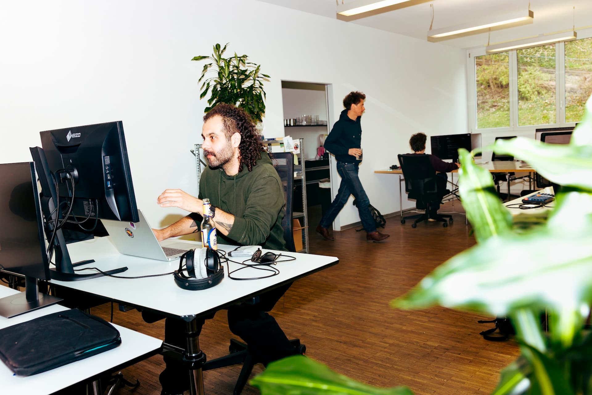 Mitarbeiter am Arbeiten